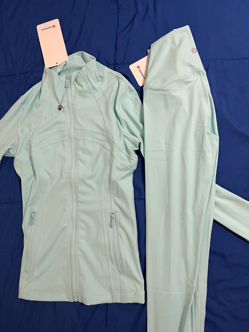 Lululemon Define Seafoam Jacket Set 🩵